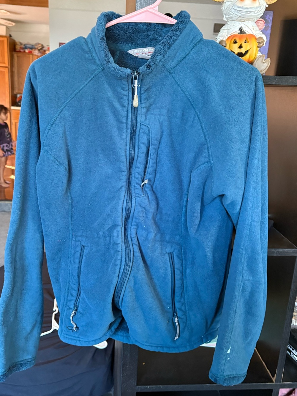 Outdoor Research Women's Teal Zip-Up Fleece Jacket
